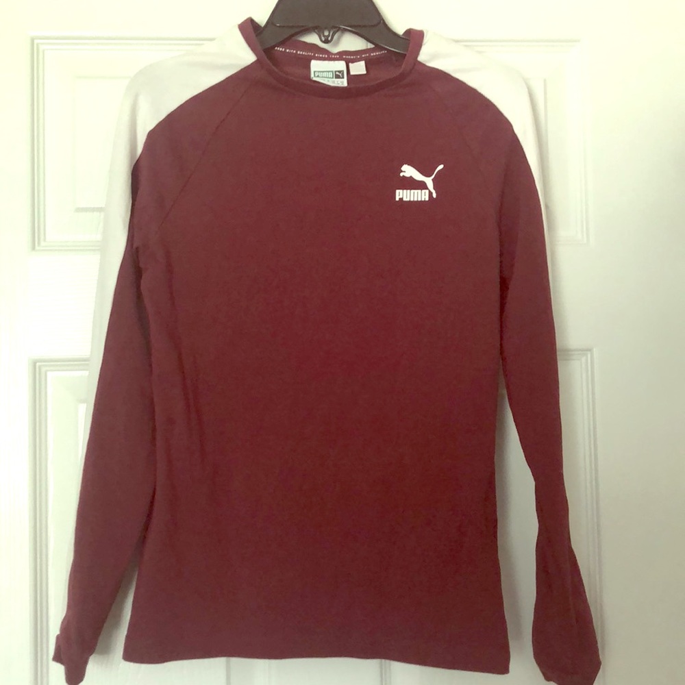 Long sleeve Puma gym top